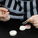 3 Pack Contact Lens Case,Mini Stylish Simple Portable Cases Kit Set Hard Do I5H4