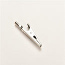 10x Stainless Steel Crocodile Alligator Clip Cable Test Lead Jumper Wire JR