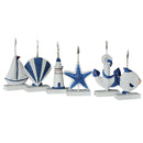 6Pcs Beach Theme Photo Memo Clip Display Place Card Holder desk Wedding Home