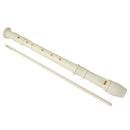 Plastic Musical Instrument 6 Holes Flute Flageolet White
