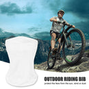 Outdoor Sports Face Tube Bandana Cycling Headband with Filter Slot (White) A