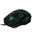 7 Buttons Colorful LED Optical USB Wired Mouse Ergonomic Gamer Mice Black