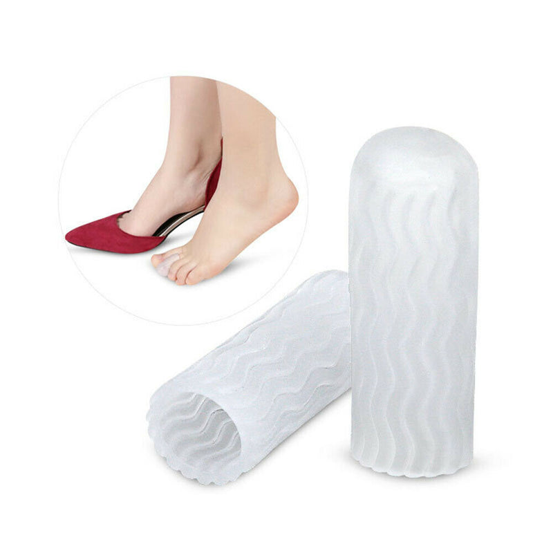 2pcs Fingers Toes Protective Sleeve Overlapping Anti-wear Sleeve Feet Care