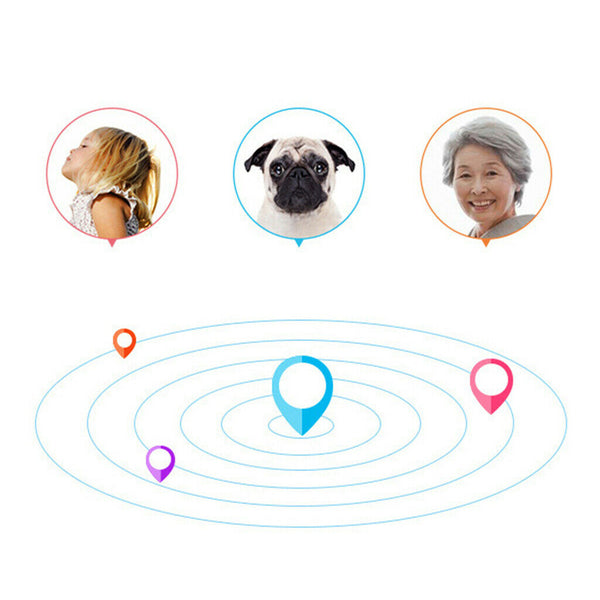 Bluetooth Antilose Device Mobile Phone Anti-theft Device Pet Locator Black