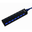 3.0HUB 7-port USB hub high-speed line splitter usb a drag seven hub with in