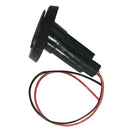Marine Boat Stern Navigation Light Plug-in Base 2-Prong Pole Light Mounting Base