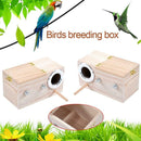 Parakeet Nest Box Bird House Budgie Wood Breeding For Parrotlets Matin Durable
