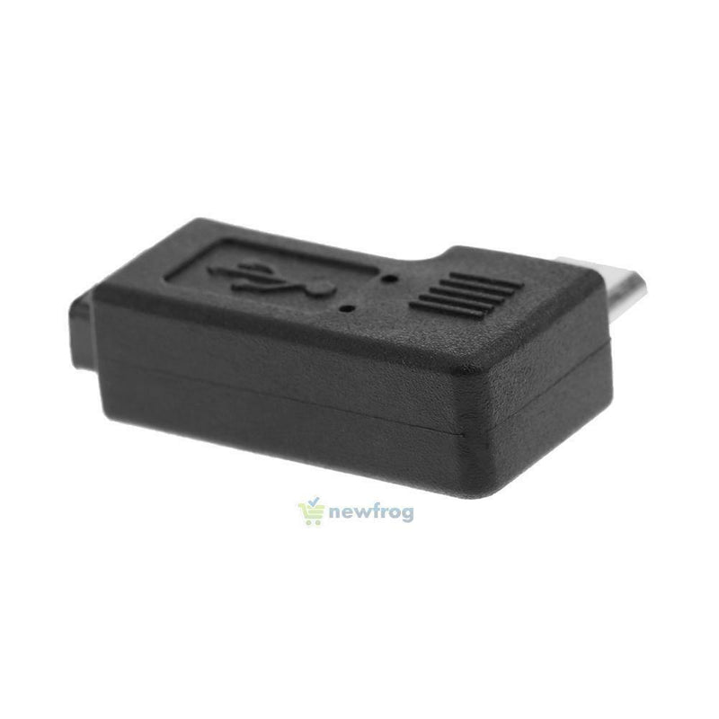 Mini 90 Degree Elbow Micro USB Port to Micro USB Port Adapter Cable Connector
