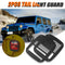 1 Pair Metal Rear Tail Light Guards Covers for Jeep Wrangler TJ 1997-2006