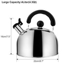 Tea Kettle Stovetop Whistling Tea Pot, Stainless Steel Tea Kettles Tea Pots K5K8