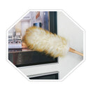 Modern Dust Sweeping Furniture Lambswool Duster Wood Handle Home Cleaning S