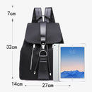 Fashion Waterproof Oxford PU Leather Backpack Girls School Bag Shoulder Bag V2O5