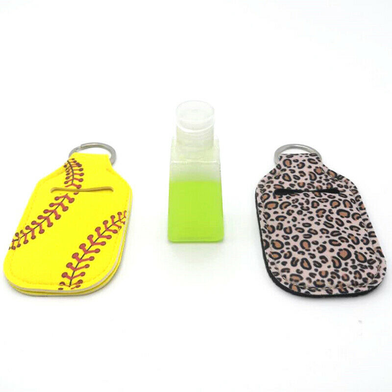 Neoprene Lipstick Holder Keychain Lip Case Storage Bag Key Chain HolderB Gn