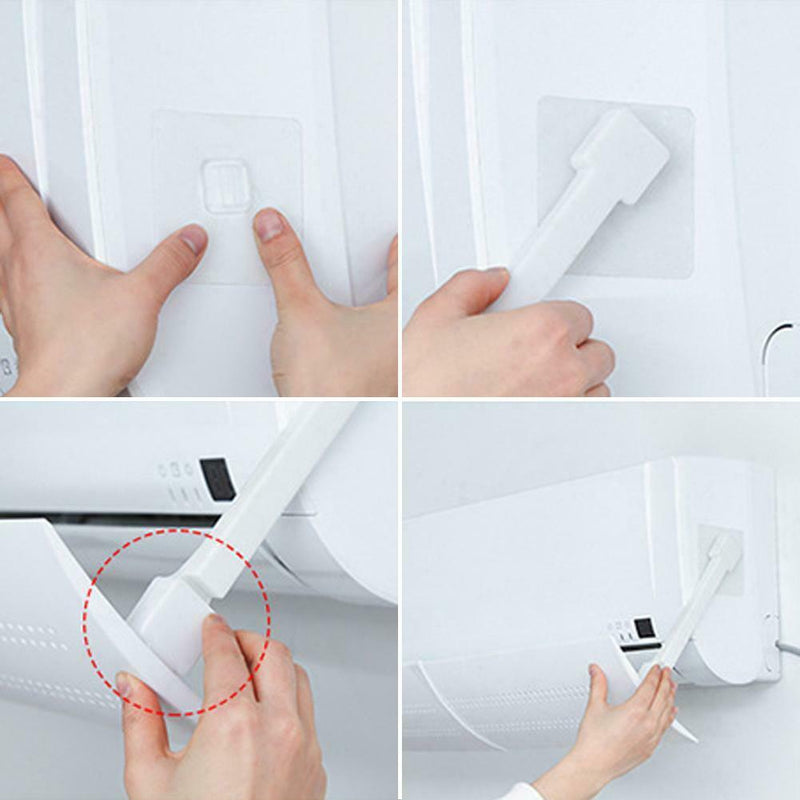 Adjustable Air Conditioner Cover Windshield Air Conditioning Baffle Shield Suppl