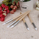 5pcs Nail Art Silicone Head Painting Pen Professional Nail Design Brush