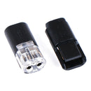 10pcs 2pin Pluggable Spring Lock Wire Connector Cable Crimp Terminal J Ew