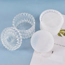 DIY Round Storage Bottle Silicone Mold For Sealed Tank Epoxy Storage Box MSEAU
