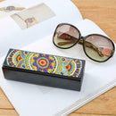 DIY Diamond Painting Sunglasses Case Portable Leather Glasses Storage Box