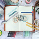 5pcs/set Rainbow Scrapbooking Paper Decor Stationery Office Supplies Sticke_