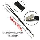 Black Lanyards 50 PCS Badge Lanyards with Clip Office Neck Flat Bulk Lanyar