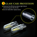 10Pcs T10 License Light Bulbs 194 168 W5W COB Car LED CANBUS White La%!