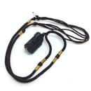 Natural Black Tourmaline Stone Pendant Chakra Necklace Crystal Gem Specimen Hot~
