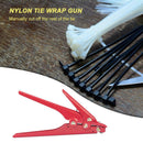 Width 2.4-9.0mm Clamping Cable Tie Gun Clamp Pliers Fastening Cutting Tool