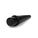 Acrylic Expander Taper Ear Stretching Plug 18mm - Black D2F5