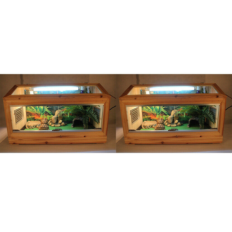 2|Pcs Reptile Bedding Mat, Simulation Jungle Style Lizard Carpet Terrarium