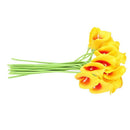 18x Artificial Calla Lily Flowers Single Long Stem Bouquet Real Home Decor  V8P6
