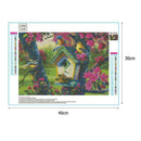 5D DIY Full Drill Diamond Painting Parrot Cross Stitch Embroidery Mosaic