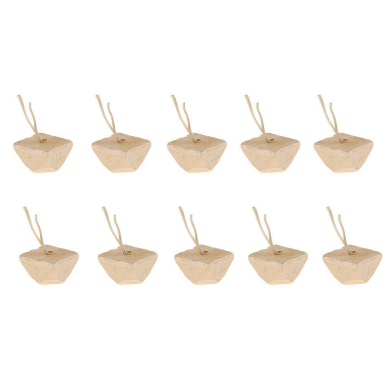 10pc Parrot Teeth Grinding Toys Bird Squirrel Hamster Calcium Stone Chewing