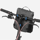 Cycling Bags Bicycle Handlebar Bag Bike Front Tube Basket Rear Pannier Gray