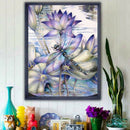 5D Diy Diamond Painting,Full Drill Embroidery Painting Picture Art For Wall