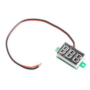 Mini Digital Voltmeter DC0-100V Blue Light LED Panel Voltage Meter   A