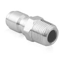 2pcs NPT 3/8 inch Male Quick Connect Plug Fittings Pressure Washer Adapters