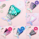 Girls kids mermaid tail crossbody bags coin purse wallet card holder storageOZ