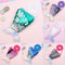 Girls kids mermaid tail crossbody bags coin purse wallet card holder storageOZ