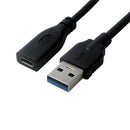 USB 3.0 Male To USB 3.1 Type C Female Converter Adapter Data Sync Cable 20cm