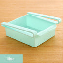 4X Organizer Storage Box Shelf Holder Rackslide Fridge Freezer Space Saver TOB