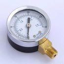 Mini Stainless Steel Hydraulic Liquid Pressure Gauge For 0-30 PSI 0-2bar