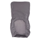 Stretch One-piece Low Short Back Chair Pretector for Kitchen Party Grey