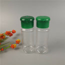 2pcs/Set Plastic Salt Pepper Vinegar Oil Cruet Shaker Jar Clear Bottle Po Gw