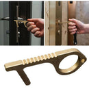 Contactless Hand Hygiene Antimicrobial Brass Door Opener Elevator Handle K Ew