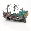 Ship Landscape Aquarium Fish Tank Ornament Wreck Sailing Hiding Boat Decoration