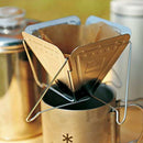 Outdoor Camping Folding Portable Coffee Drip Rack Stainless Steel Coffee Ma