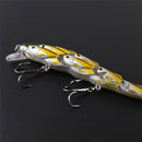 Shoal Type Minnow Hard Baits 11.5cm 15.7g Fishing Lure Wobbler Feather Hook 2 â„–[