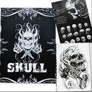 Skulls Series Skeleton Design Tattoo Art Book Flash Sketch A4 Size 76 Pages  LJ