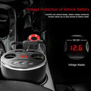 3.1A Dual USB Car Charger Bluetooth FM Music Transmitter with Emergency Hammer