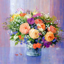 4 Pack Rose Flowers DIY 5D Diamond Painting Kit Full Drill Cross Stitch Decor